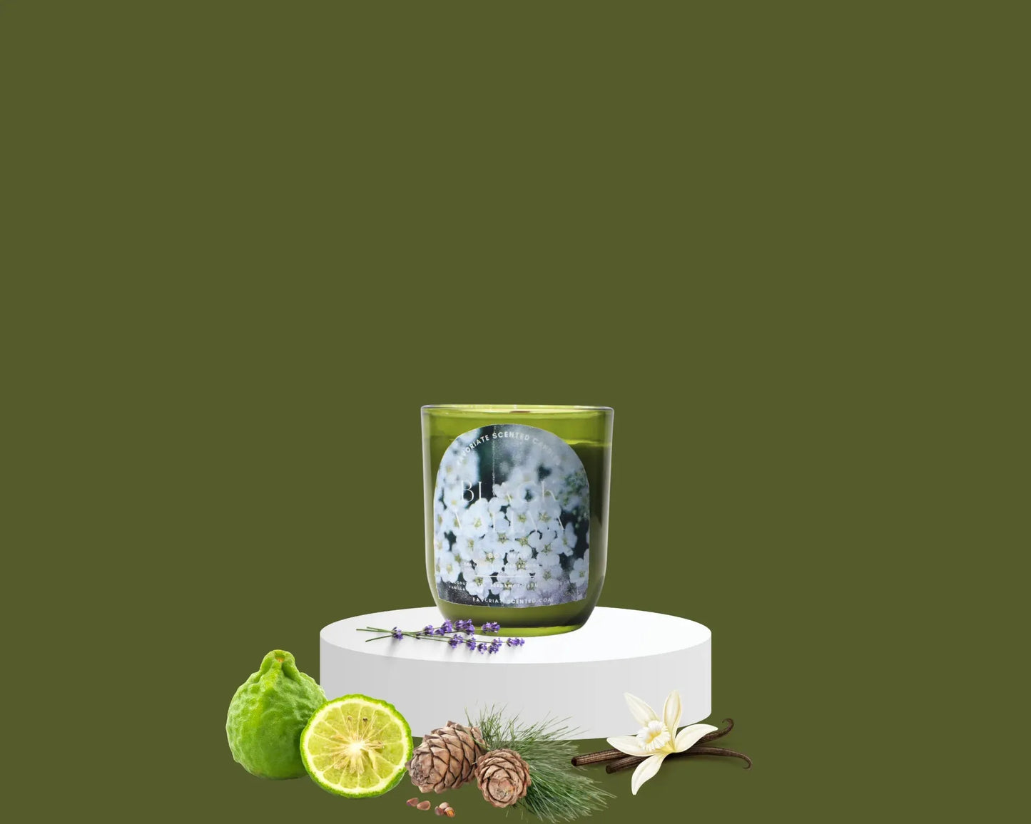 Black vallva candle - FAVORIATE SCENTED
